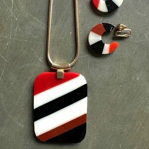 1970’s necklace & earring set